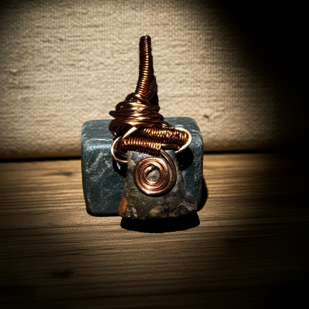 Handgefertigter Achat-Anhänger